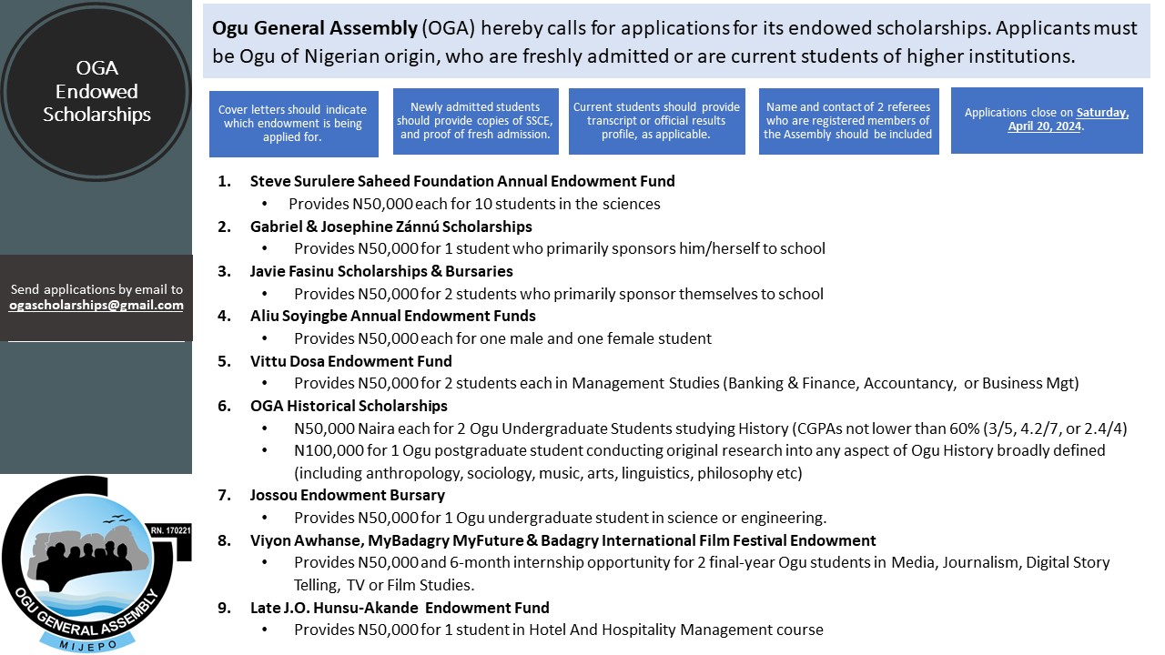 OGA Endowments 2024